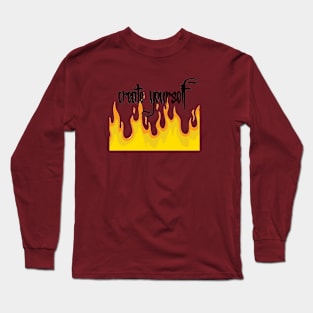 fiery motivation Long Sleeve T-Shirt